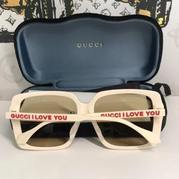 New Authentic GUCCI sunglasses GG0567SAN 006 I Love You m_68b0461905deb3bf4a224009.jpg main image 4